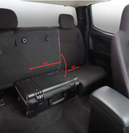 Rear 60:40 tip-up seats